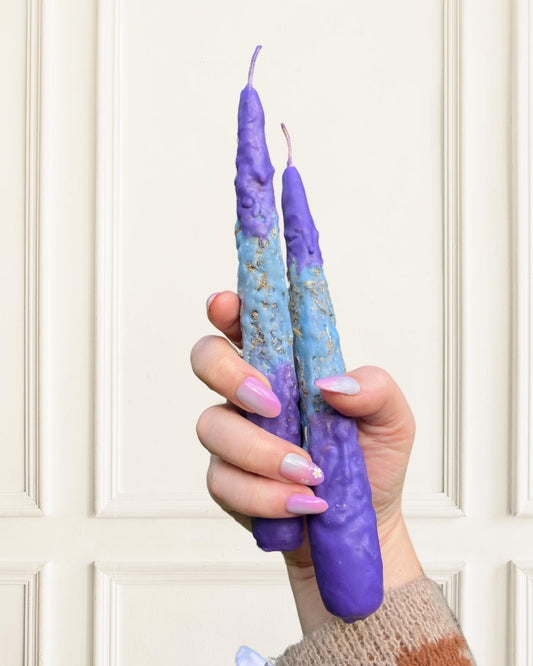 Serenity Beeswax Candle: Lavender & Herbal Ritual Candle