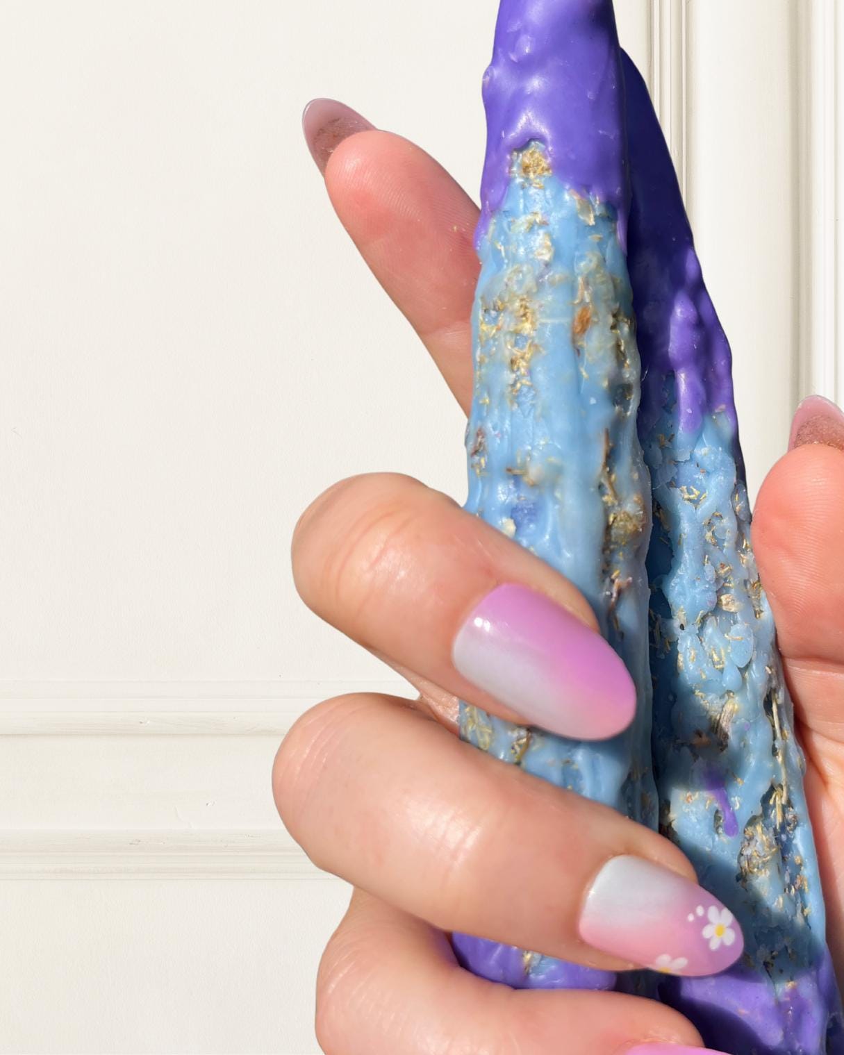 Serenity Beeswax Candle: Lavender & Herbal Ritual Candle