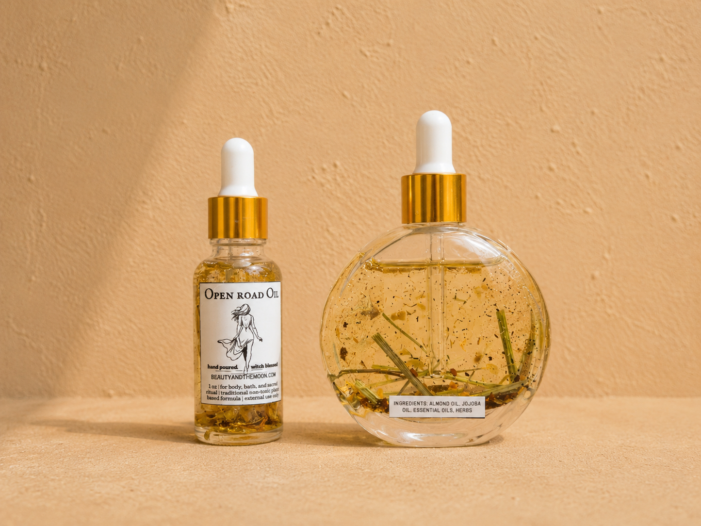 Road Opener Oil: Organic Essential Oils, Witch Ritual Anointing Oil