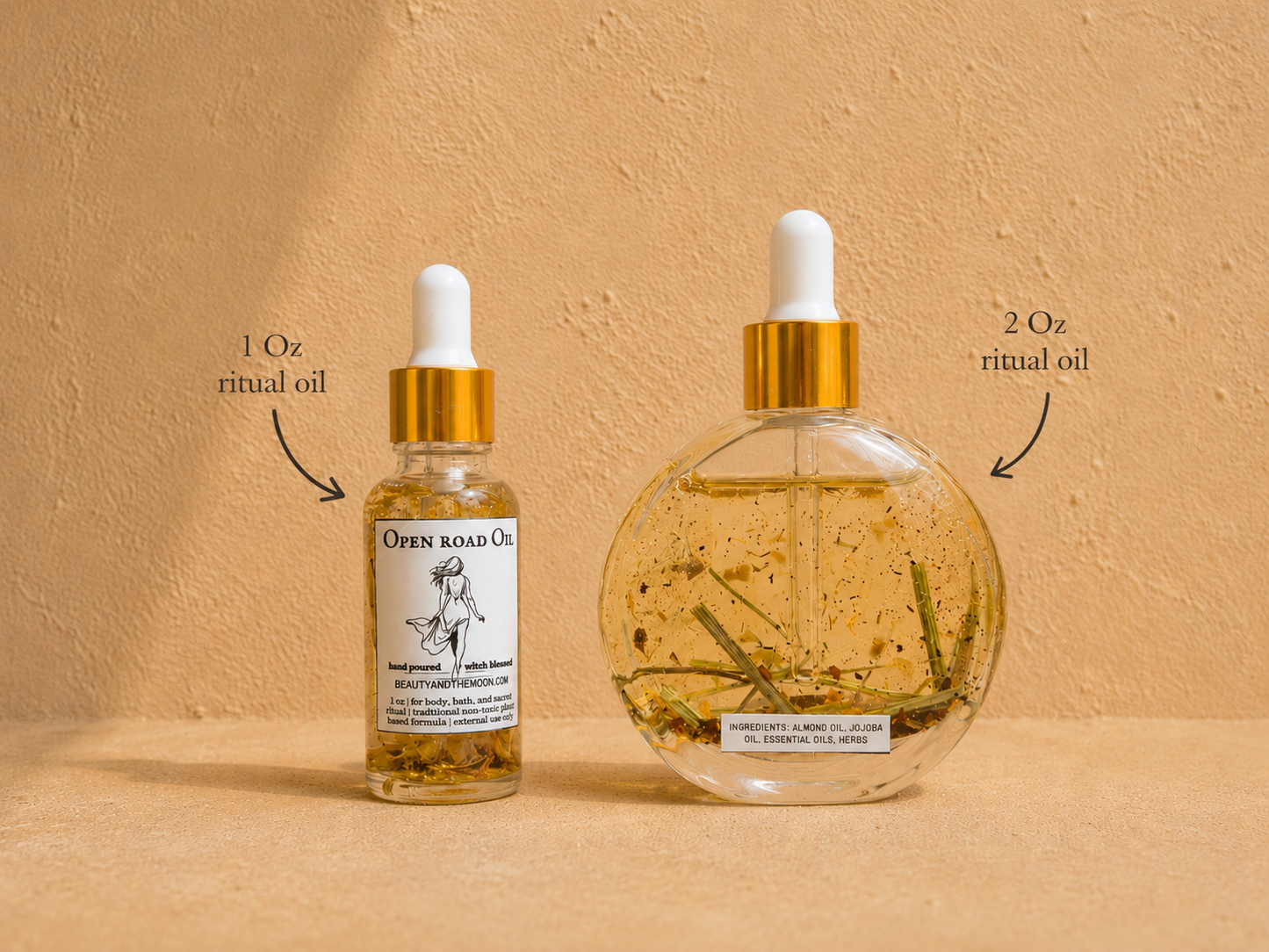 Road Opener Oil: Organic Essential Oils, Witch Ritual Anointing Oil