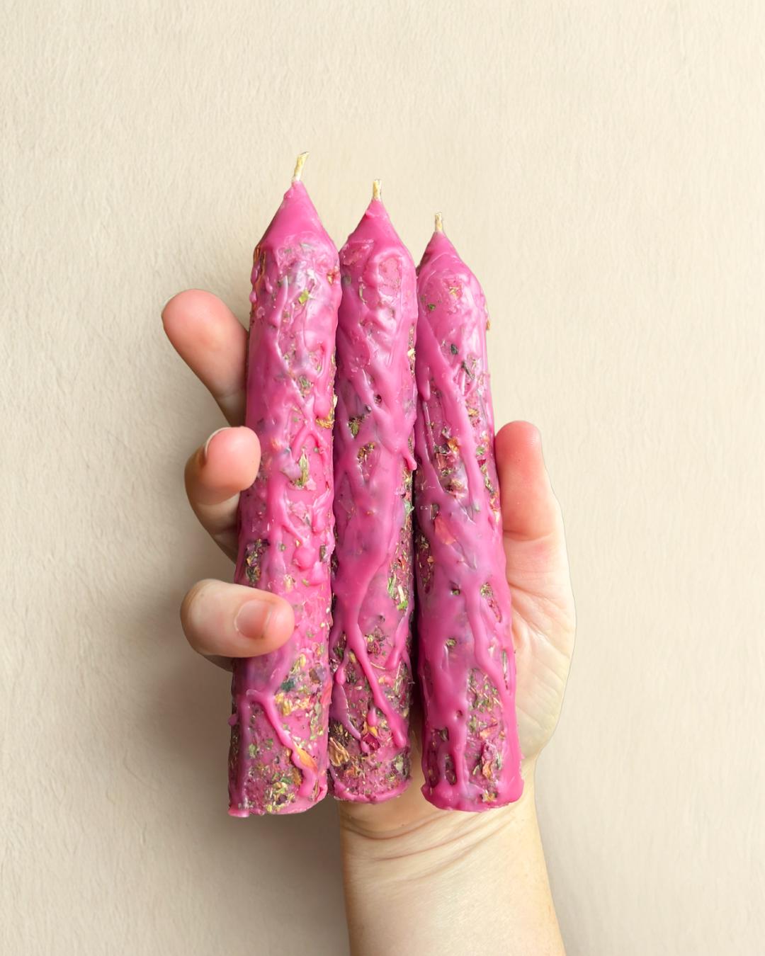 Love Candle | Romance Spell | Attraction Spell | Come to Me Candle | Love Spell | Witchcraft Supplies | Relationship Candle | Ritual Candle