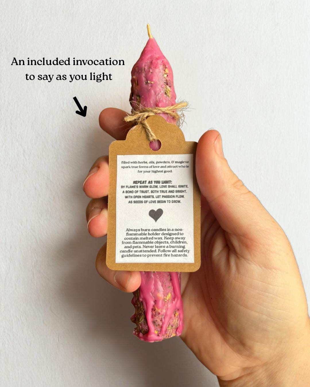 Love Candle | Romance Spell | Attraction Spell | Come to Me Candle | Love Spell | Witchcraft Supplies | Relationship Candle | Ritual Candle