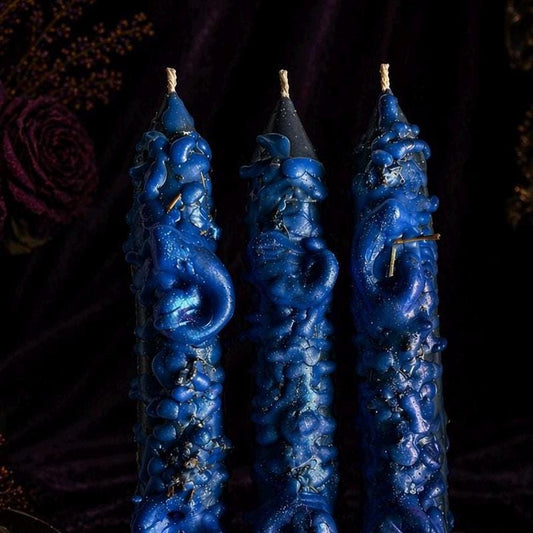 Kraken Banishing Candle: Anointed Ritual, Hex Breaking, Banish Negativity, Spell Witch Candle