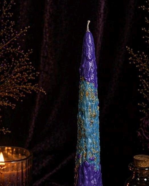Serenity Beeswax Candle: Lavender & Herbal Ritual Candle