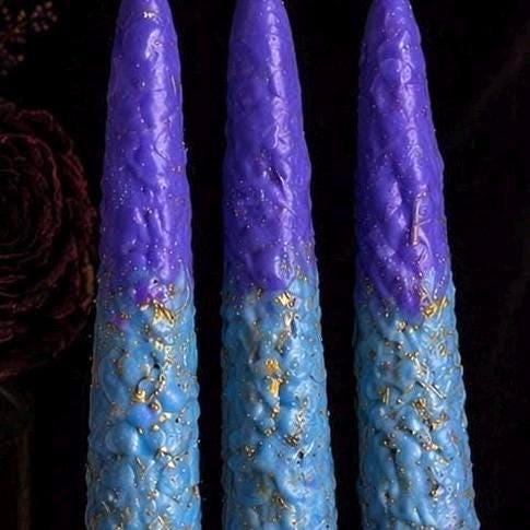 Serenity Beeswax Candle: Lavender & Herbal Ritual Candle