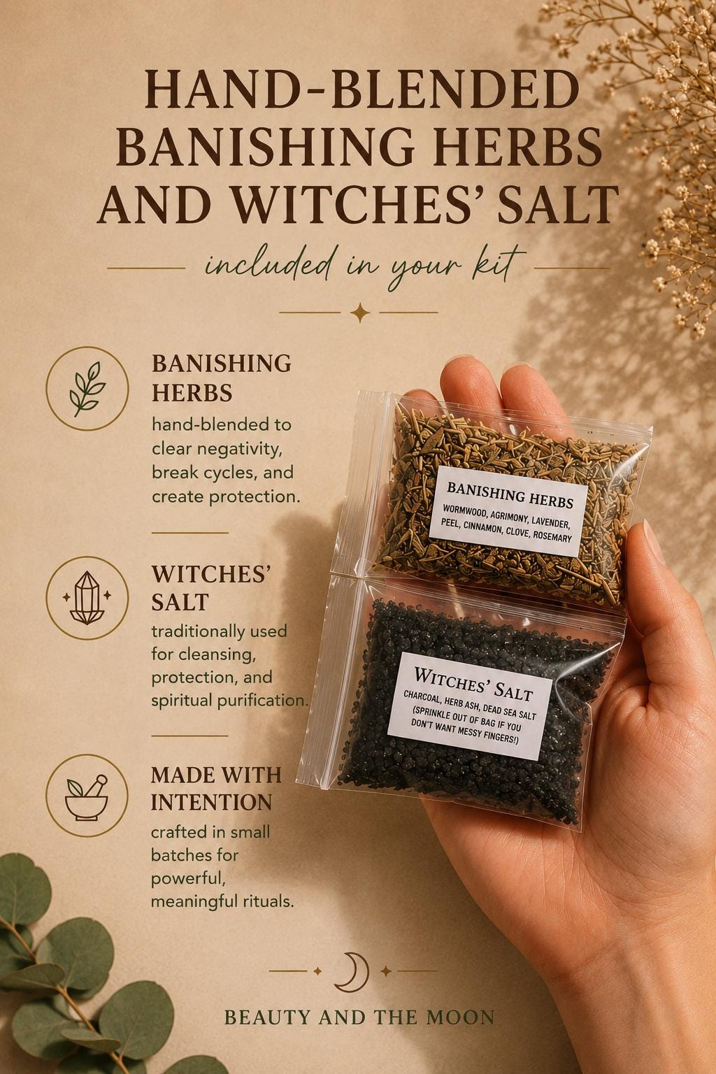 Cord Cutting Ritual Spell Kit: Energy Release and Protection | Witch Altar Tools